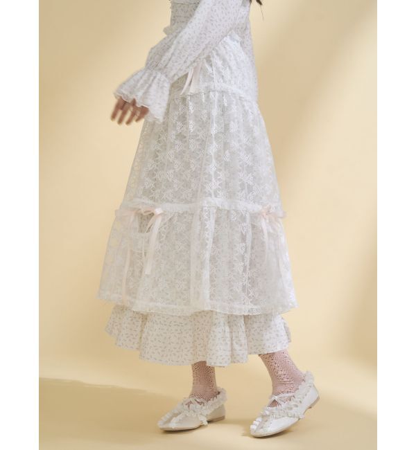 merry jenny「シアーレースフレアスカート」|その他|
