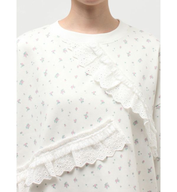 merry jenny「flowerレーススウェット」|スウェット・ジャージ|