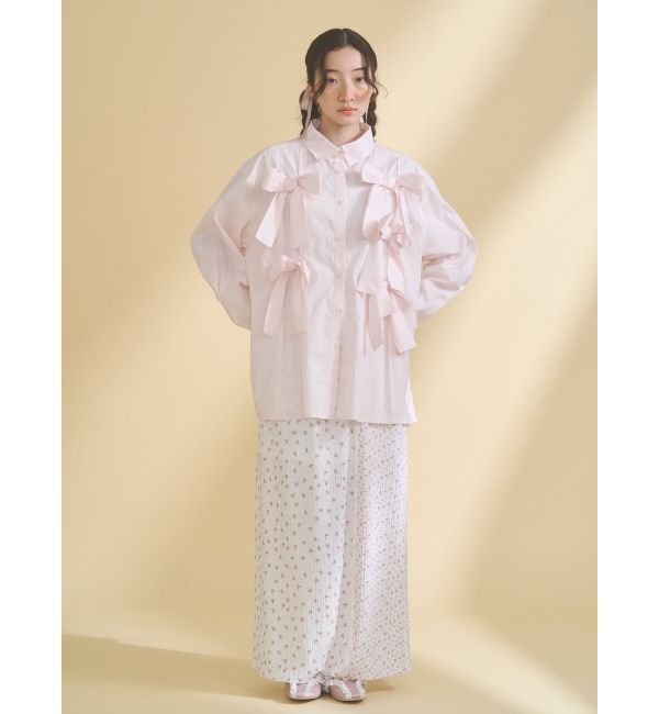 merry jenny「bon bon ribbon shirt」|シャツ・ブラウス|