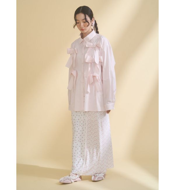 merry jenny「bon bon ribbon shirt」|シャツ・ブラウス|