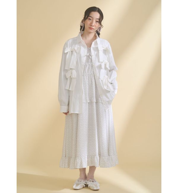 merry jenny「bon bon ribbon shirt」|シャツ・ブラウス|
