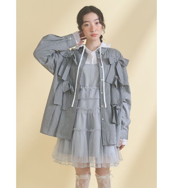 merry jenny「bon bon ribbon shirt」|シャツ・ブラウス|