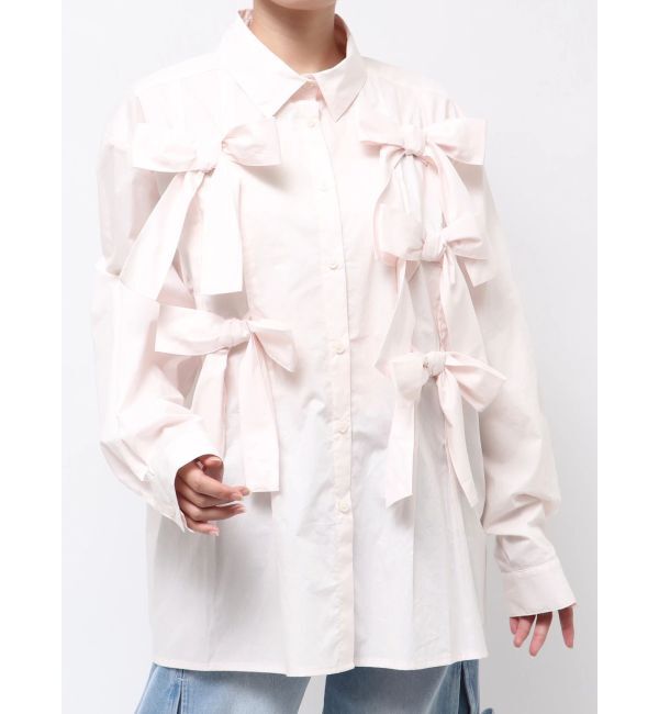 merry jenny「bon bon ribbon shirt」|シャツ・ブラウス|
