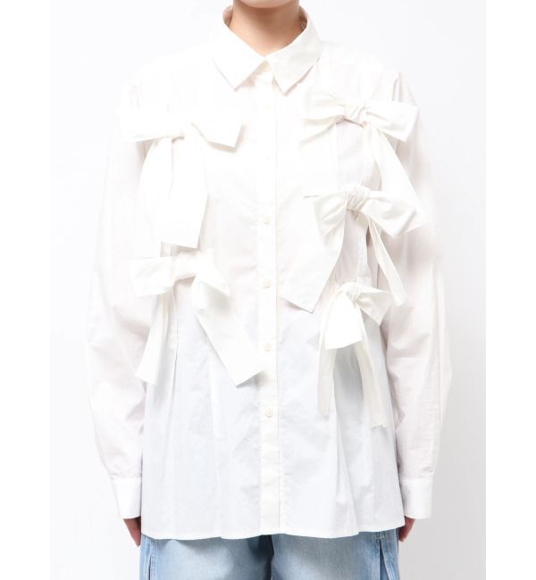 merry jenny「bon bon ribbon shirt」|シャツ・ブラウス|