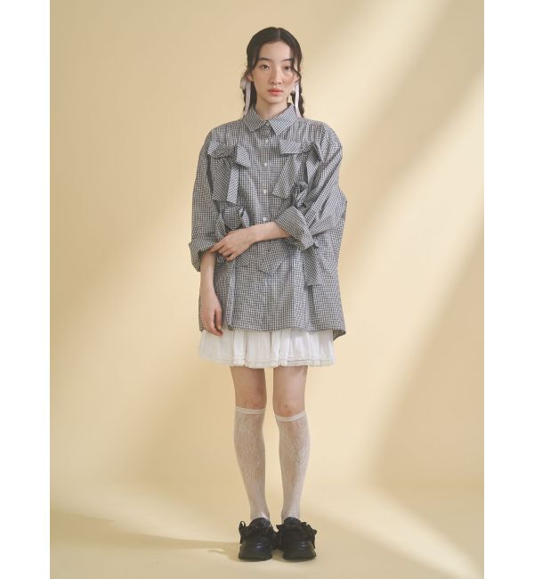 merry jenny「bon bon ribbon shirt」|シャツ・ブラウス|