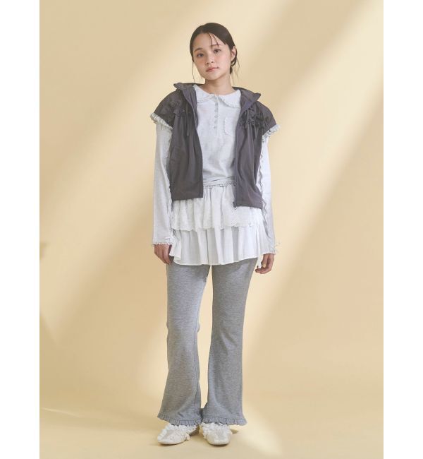 merry jenny「frilly polo tops」|ポロシャツ|