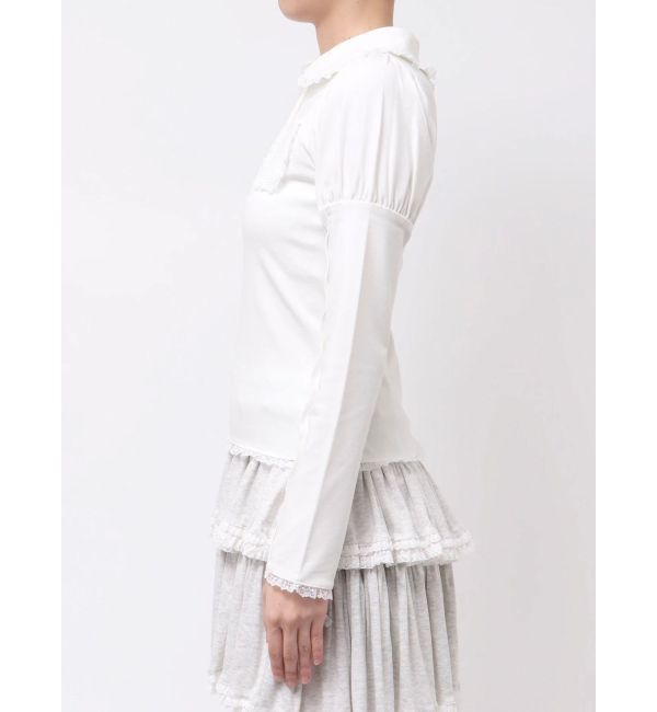 merry jenny「frilly polo tops」|ポロシャツ|