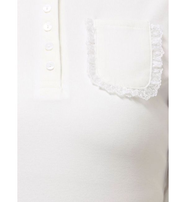 merry jenny「frilly polo tops」|ポロシャツ|