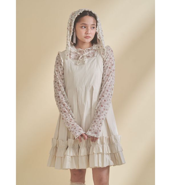 merry jenny「rabbitレースフードtops」|Tシャツ・カットソー|