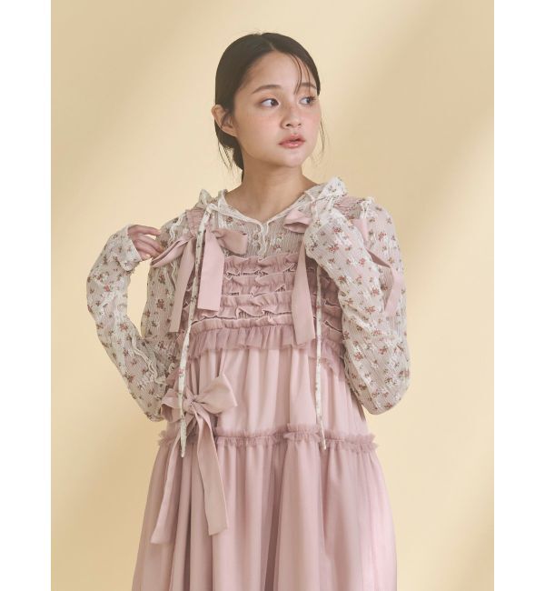 merry jenny「rabbitレースフードtops」|Tシャツ・カットソー|