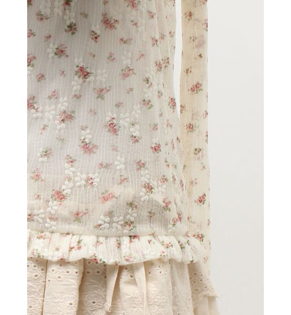 merry jenny「rabbitレースフードtops」|Tシャツ・カットソー|