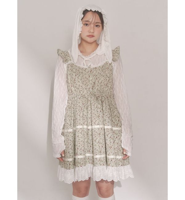 merry jenny「rabbitレースフードtops」|Tシャツ・カットソー|