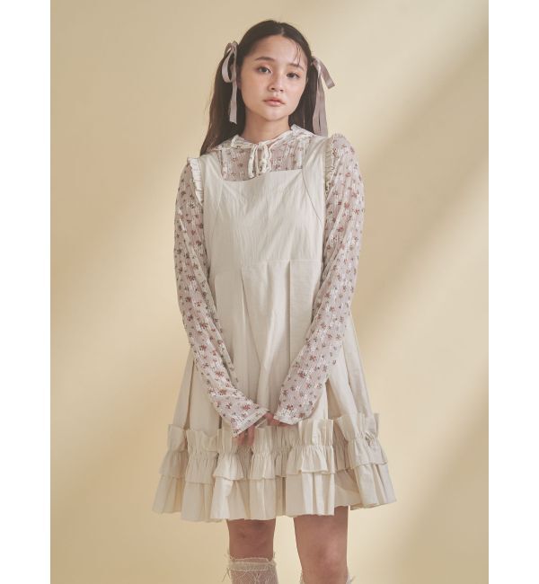 merry jenny「rabbitレースフードtops」|Tシャツ・カットソー|