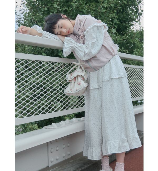 merry jenny「floral square pochette」|ショルダー・メッセンジャー|