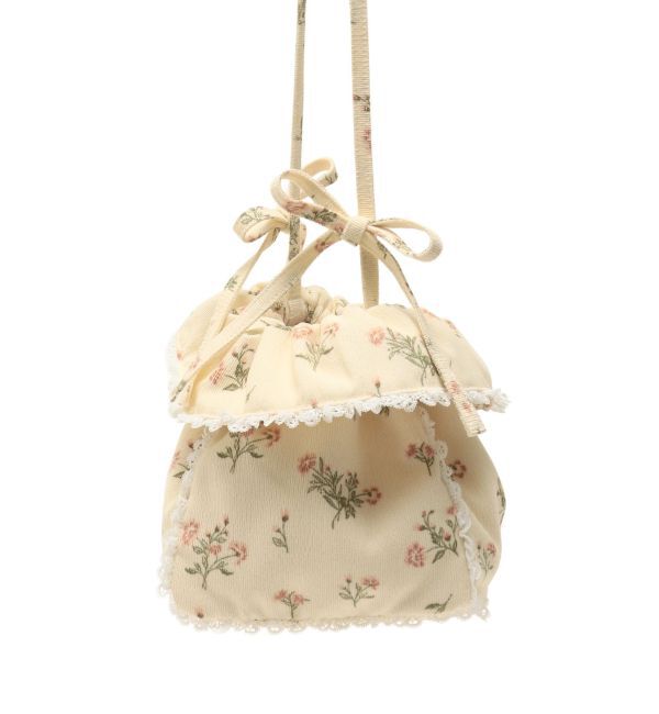 merry jenny「floral square pochette」|ショルダー・メッセンジャー|