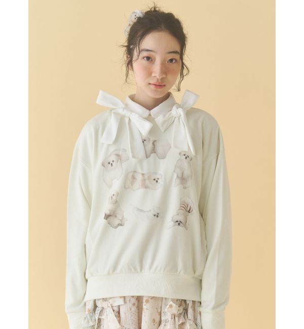 merry jenny「モコゾウいっぱいスウェット」|スウェット・ジャージ|