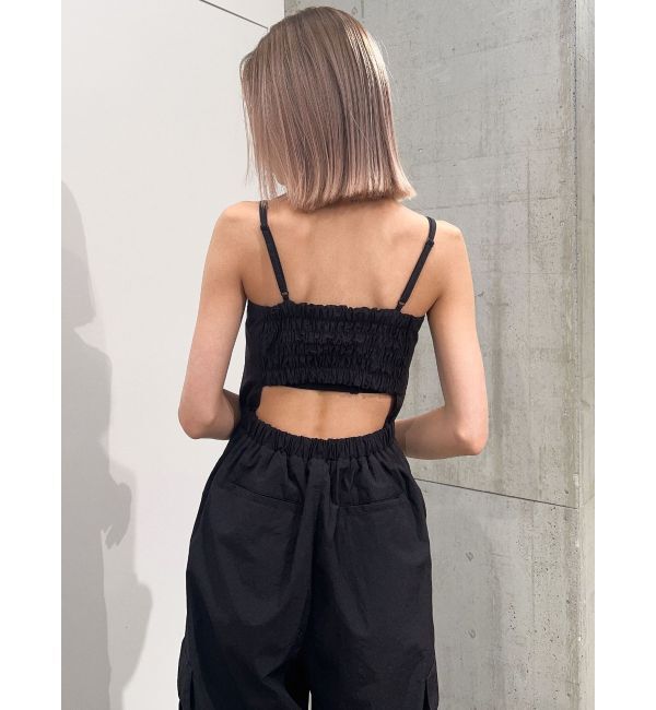 GYDA「フロントZIPパラシュートロンパース」|オールインワン|