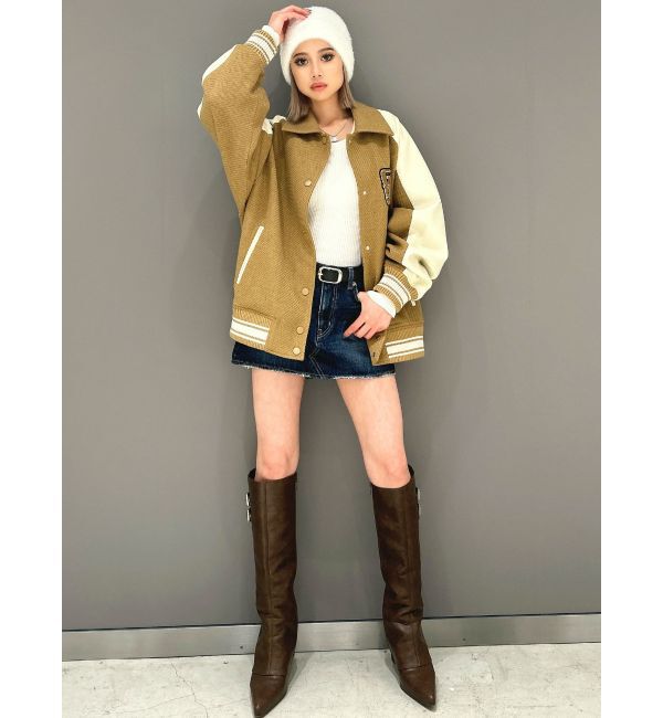 GYDA「DAMSEL BIG スタジャン」|ブルゾン・スタジャン|