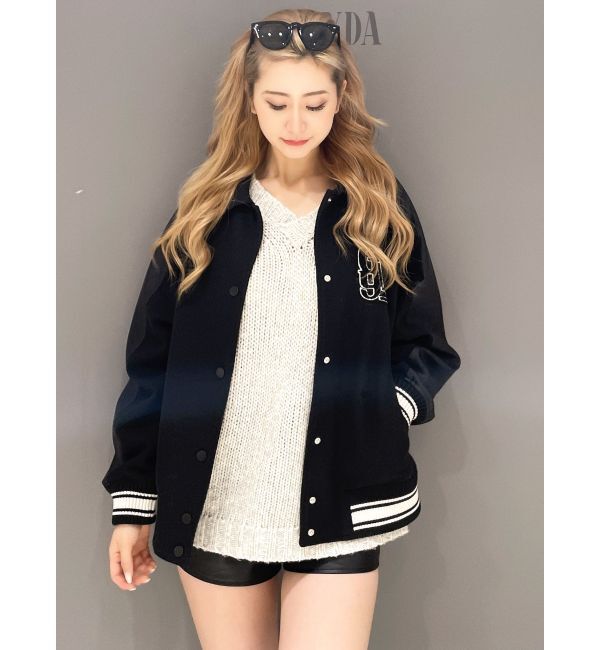 GYDA「DAMSEL BIG スタジャン」|ブルゾン・スタジャン|