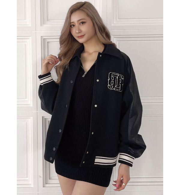 GYDA「DAMSEL BIG スタジャン」|ブルゾン・スタジャン|