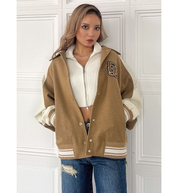 GYDA「DAMSEL BIG スタジャン」|ブルゾン・スタジャン|