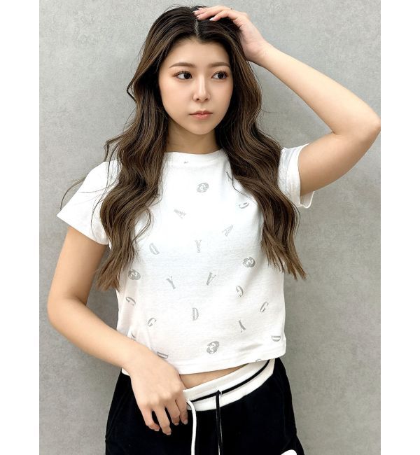 GYDA「RANDOM GYDA PATTERN Tシャツ」|Tシャツ・カットソー|オフホワイト