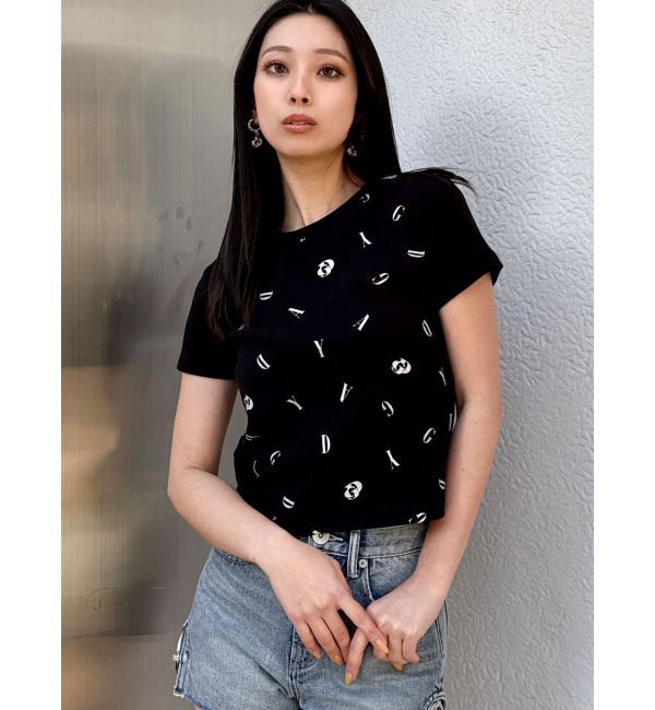 GYDA「RANDOM GYDA PATTERN Tシャツ」|Tシャツ・カットソー|ブラック