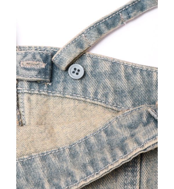 GYDA「BACKレースUP Corsetデニムビスチェ」|キャミソール|