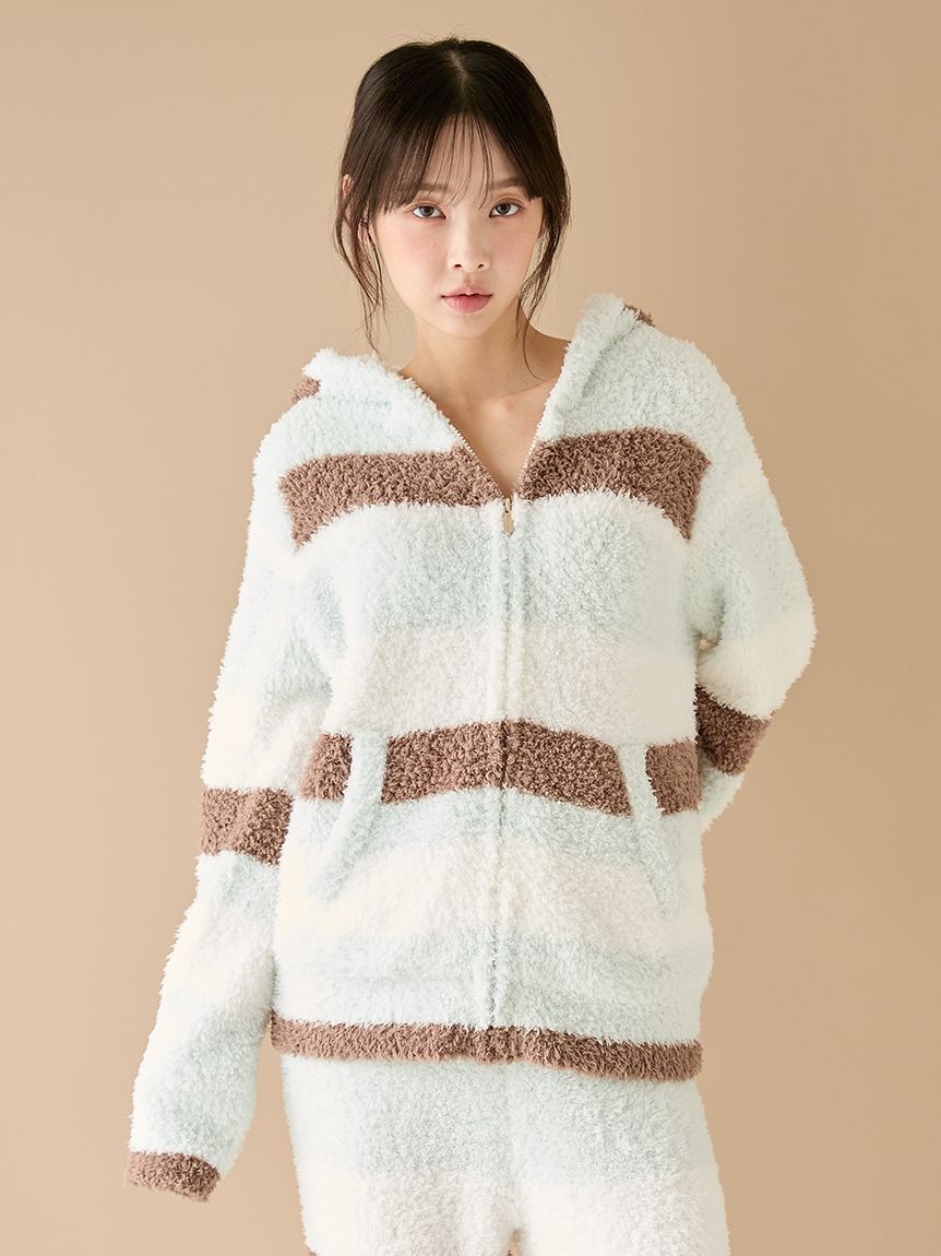 gelato pique「ジェラートランダムボーダーパーカ」|ルームウェア|