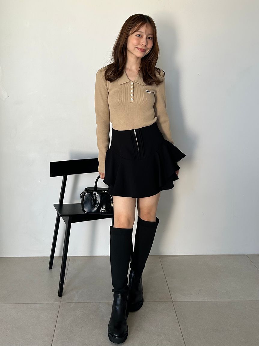 レイヤードフリルミニスカショーパン【カンヘウォン着用】（SNIDEL