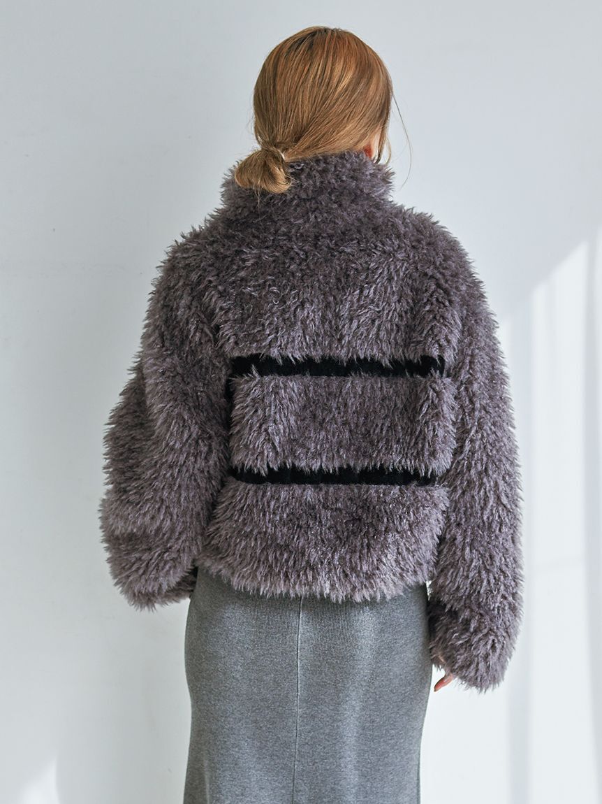 Sustainableリボンボアショートコート（SNIDEL）｜ルミネの