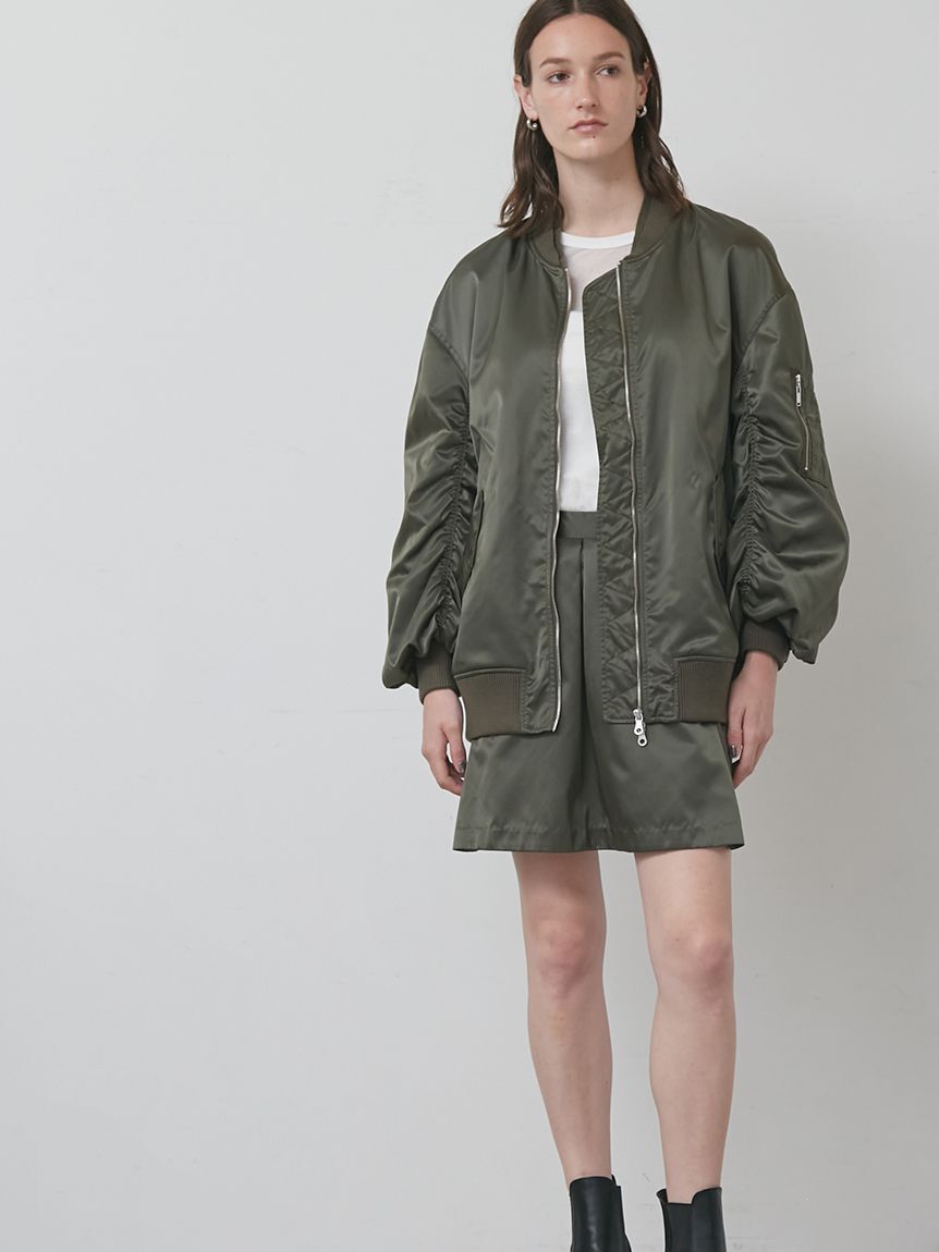 styling/「【セットアップ対応】ナイロンフライトジャケット」|ブルゾン・スタジャン|