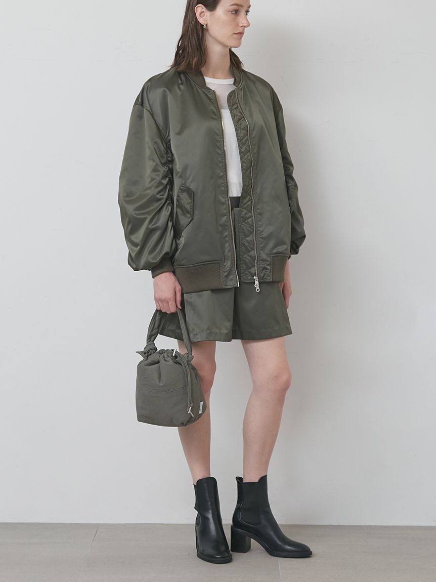 styling/「【セットアップ対応】ナイロンフライトジャケット」|ブルゾン・スタジャン|