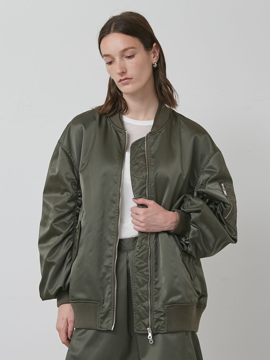 styling/「【セットアップ対応】ナイロンフライトジャケット」|ブルゾン・スタジャン|