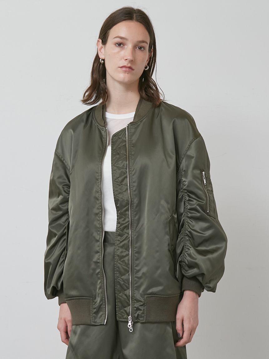 styling/「【セットアップ対応】ナイロンフライトジャケット」|ブルゾン・スタジャン|