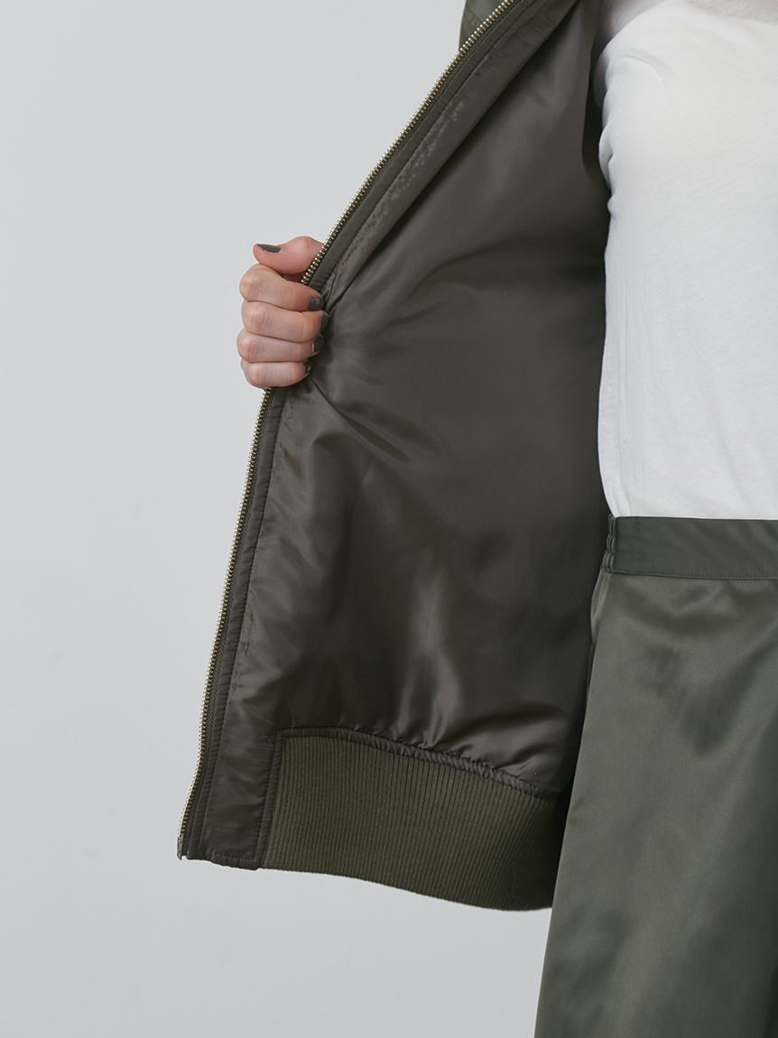 styling/「【セットアップ対応】ナイロンフライトジャケット」|ブルゾン・スタジャン|