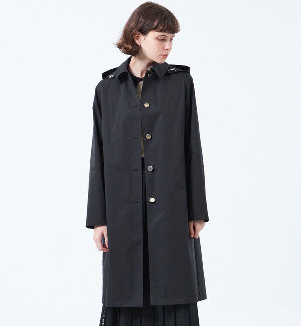 MACKINTOSH PHILOSOPHY「ウォッシャブルライナーコート」|ステンカラーコート|ブラック