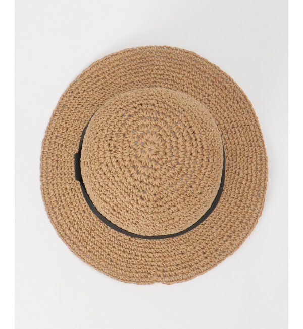 ikka「雑材こま編みダウンハット」|その他|