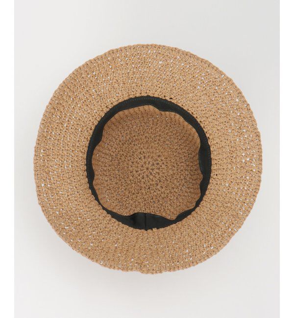 ikka「雑材こま編みダウンハット」|その他|