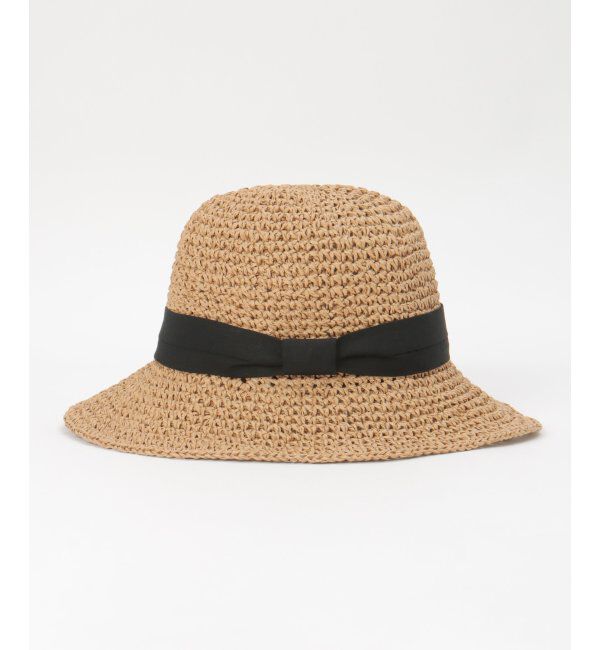 ikka「雑材こま編みダウンハット」|その他|