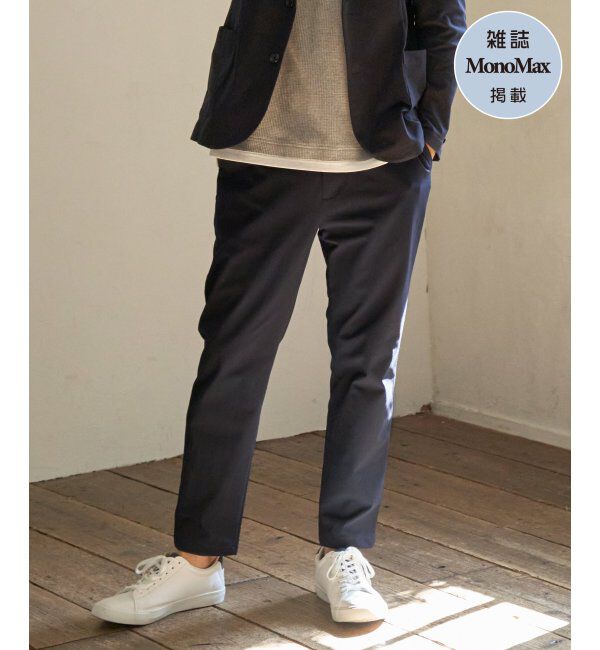 IKKA LOUNGE「【セットアップ対応】GOKU楽ワーク 速乾鹿の子パンツ」|その他|ネイビーブルー