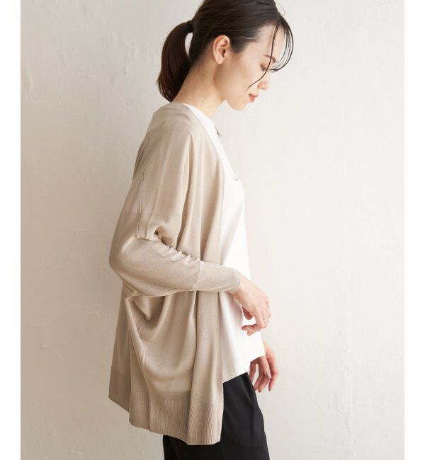 ikka「冷感ドルマントッパーカーディガン」|その他|