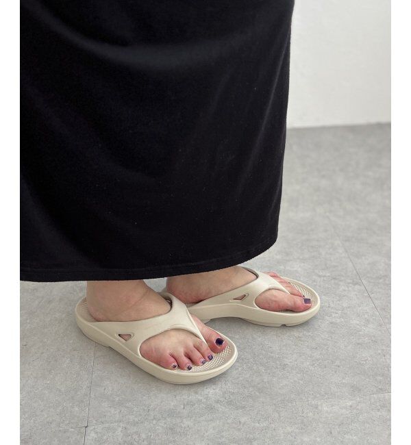 Lbc with Life「エアリートングサンダル」|その他|ベージュ1