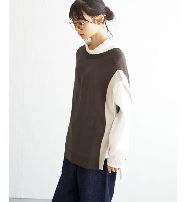 Lbc with Life「2WAYサイドリボンベスト」|ニット・セーター|