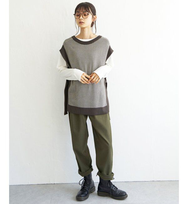 Lbc with Life「2WAYサイドリボンベスト」|ニット・セーター|