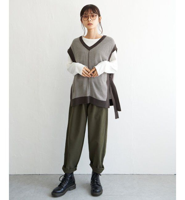 Lbc with Life「2WAYサイドリボンベスト」|ニット・セーター|