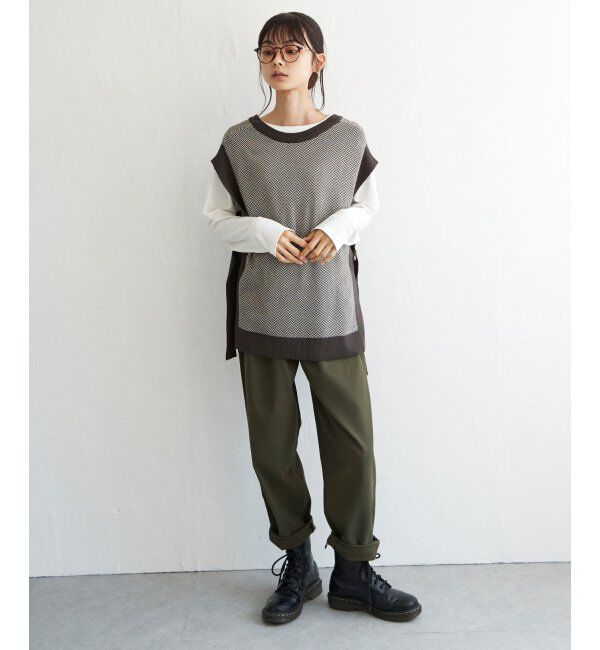 Lbc with Life「2WAYサイドリボンベスト」|ニット・セーター|