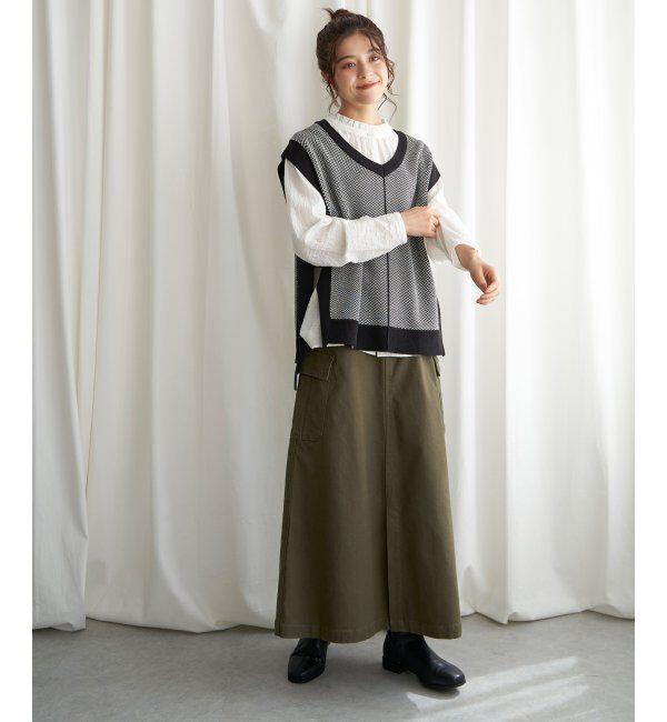 Lbc with Life「2WAYサイドリボンベスト」|ニット・セーター|