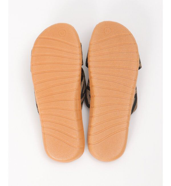 Lbc with Life「幾何学ベルトジュートサンダル」|ルームシューズ|