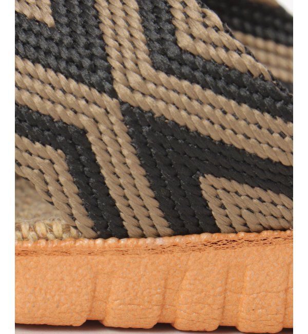 Lbc with Life「幾何学ベルトジュートサンダル」|ルームシューズ|